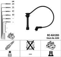 NGK 6209 Провода в/в KIA CARENS/SHUMA II/RIO -05