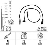 [7363] NGK RC-VW246 Провода зажигания к-т