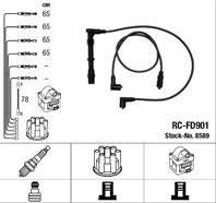 Комплект в/в проводов escort  sierra 2.0l -&gt95