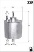 ELE6029_фильтр топливный! MB W168/Vaneo 1.4-1.9 9