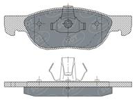 SP 296 PR тормозные колодки