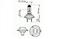 Sct 202136 (h7 12v 55w px26d)