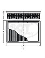 Mannol SCT SB 279 фильтр воздушный OPELVECTRA B 1.6 i 95-