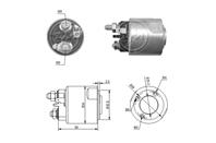 ERA ZM2495 Реле втягивающее RENAULT LOGAN