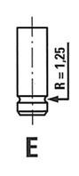 Клапан 33.5x8.5x116.5 pgt 504/505/j7 1.9-2.3d 71-89 ex