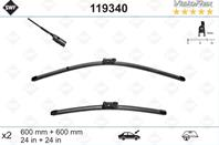 SWF119 340_щетки плоские к-т! 600/24+600/24 VISIOFLEX VW Amarok/Transporter 10&gt