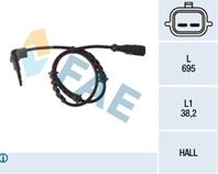 78119fae датчик abs! передний renault megane/fluence/scenic  dacia duster 1.2-2.0i/dci 05&gt