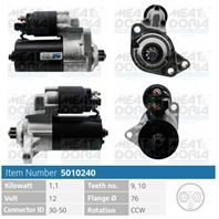 Стартер 12V 1 1KW Audi A3 (8L1)  Ford Galaxy I