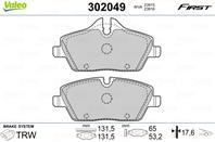 Колодки тормозные BMW E81/E87/MINI COOPER 04- передние