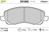 Колодки торм. пер. LANCER 02/03- MITSUBISHI LANCER 02/03-