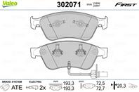 Колодки тормозные AUDI A6/A8/VOLKSWAGEN PHAETON 2.7-6.0 02- передние