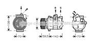 Компрессор системы кондиционирования SEAT / SKODA / VW