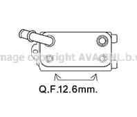 Радиатор масляный VOLVO S60/S80/XC60 2.0T/3.2 08-