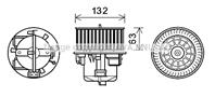 Мотор отопителя volvo s60/s80 1.6-3.0/1.6d/2.0d 06-