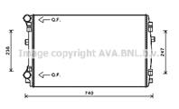 Радиатор VAG A3/G7/OCTAVIA 1.2T-1.4T/1.6TD-2.0TD 12