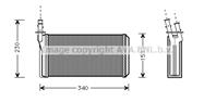 AVA LC6074_радиатор печки! Lancia Kappa 2.0-3.0i/