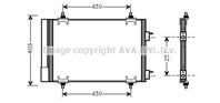 AVA CNA5230D_радиатор кондиционера! Citroen C4  P