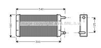 AVA MS6108_радиатор печки ! MB 601/602 2.3-3.0D