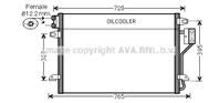 Конденсер DODGE CARAVAN / CHRYSLER VOYAGER III 3.3-3.8/2.8D 08-