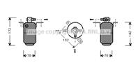 Ava Cooling Systems MSD005 Осушитель MB (W210) / (S210) 2.0-5.5 95-03