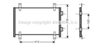 AVA FTA5302_=NS94712=FT5302 [6455CG]!радиатор конд.Citroen Jumper Fiat Ducato P