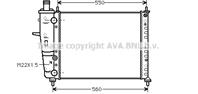 AVA FT2160_радиатор системы охлаждения! без AC Fi
