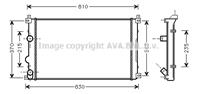 Ava rta2322_радиатор системы охлаждения! с ac ren