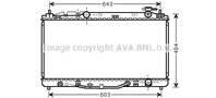 РАДИАТОР (TO2464) T.Camry (2.4 01/06-) P 728 400 16 A.KL+/- TOYOTA CAMRY  09.2006-