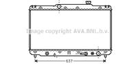 AVA TO2186 Радиатор TOYOTA CAMRY 2.2 91-97