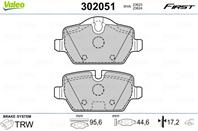 Колодки тормозные BMW E81/E87/E90 1.6-2.0 04- задние