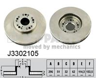 J3302105_диск тормозной передний!Lexus GS/IS 300 93&gt