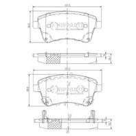 N3600331 тормозные колодки дисковые