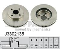 J3302135_диск тормозной передний! toyota corolla