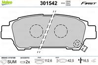 VL301542_колодки дисковые з.! Toyota Previa/Avensis Verso 2.4i/2.0D4-D 00&gt