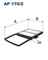 [AP170/2] Filtron Фильтр воздушный