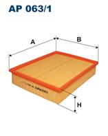 AP 063/1 фильтр воздушный ! Audi A4/A6 1.6/1.8/1.9TD/2.4/2.8 Quattro &lt05  BMW E53/E52 00&gt