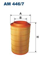 AM 446/7_фильтр воздушный! H414 D245 d150 MAN
