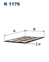 [K1176] FILTRON Фильтр салонный