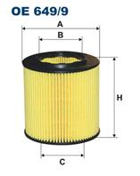 FILTRON OE 649/9 Фильтр масляный BMW E90/E60/X5 (E70)/X6 (E71) 2.0-3.0 04-