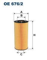 Oe 676/2_фильтрующий элемент масла! (б) daf cf85/xf105