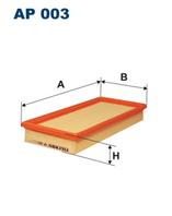 AP 003 фильтр воздушный ! VW Golf 1.6/1.8 &lt93  Chrysler Voyager 2.0/2.4/3.3/3.8 95-01