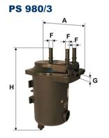 [ps980/3] filtron фильтр топливный