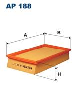 AP 188 фильтр воздушный! Saab 900/9-3 2.0/T/2.3/T 93-03