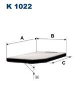 [k1022] filtron фильтр салонный
