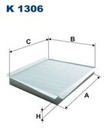 K 1306_фильтр салона! MB W203/CL203 1.8-5.5/2.2-3