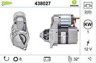 VL438027_стартер! MB W168/W169/W245 1.4-2.0 97&gt 1