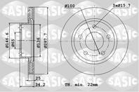 Диск тормозной передний вентилируемый audi a3/vw golf iv bora new beetle/skoda o