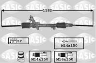 SASIC 7006035 Рейка рулевая CITROEN BERLINGO/PEUGEOT PARTNER -00 c ГУР для ZF