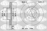 Диск тормозной передний nissan almera/primera 1.6-2.0/2.2d 00-