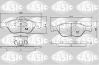 Колодки тормозные дисковые (комплект) FORD Courier